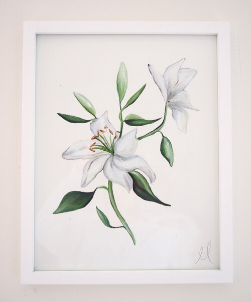 lilies white floral studio White Lilies – M STUDIO